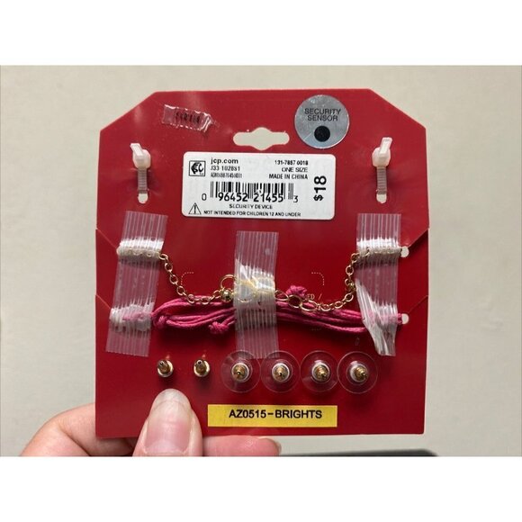 Arizona Jeans Co. Multi Bracelet, Earrings, and Ring Set for Teens - Picture 6 of 6